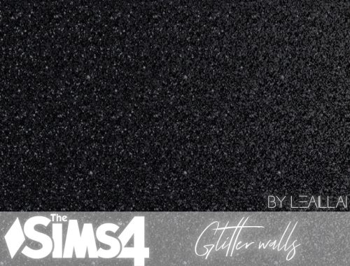 [TS4] Glitter walls