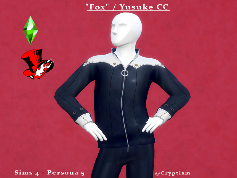TS4 - Persona 5 CC: Fox/Yusuke Clothing - The Sims 4 Catalog
