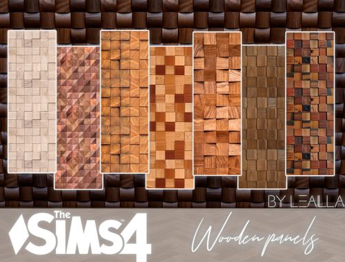 [TS4] Wooden panel walls