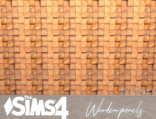 [TS4] Wooden panel walls