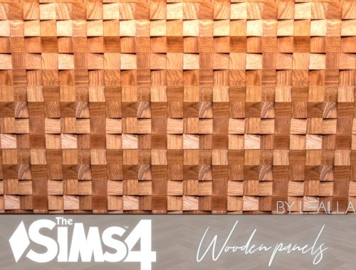 [TS4] Wooden panel walls