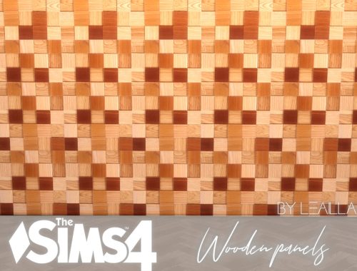 [TS4] Wooden panel walls