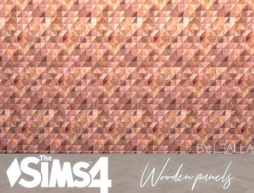 [TS4] Wooden panel walls