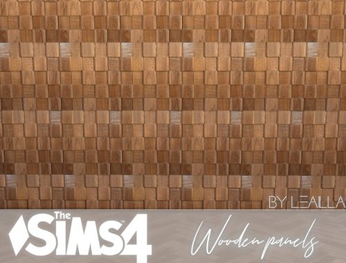 [TS4] Wooden panel walls