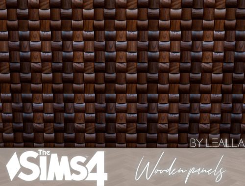[TS4] Wooden panel walls