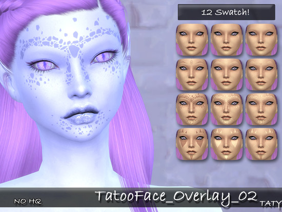[Ts4]Taty_TatooFace_Overlay_02 - The Sims 4 Catalog