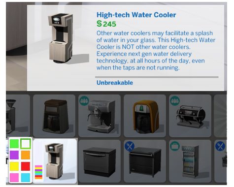 TSMobile > TS4 High-tech Water Cooler Recreation by Menaceman44 at Mod The Sims