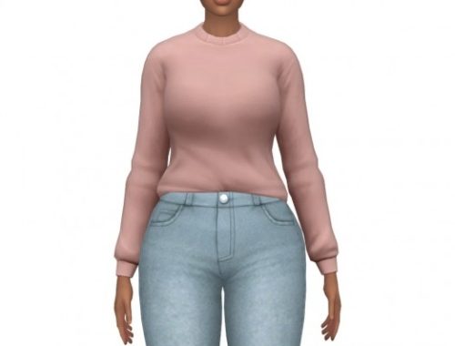 Tucked & Comfy Sweater at leeleesims1