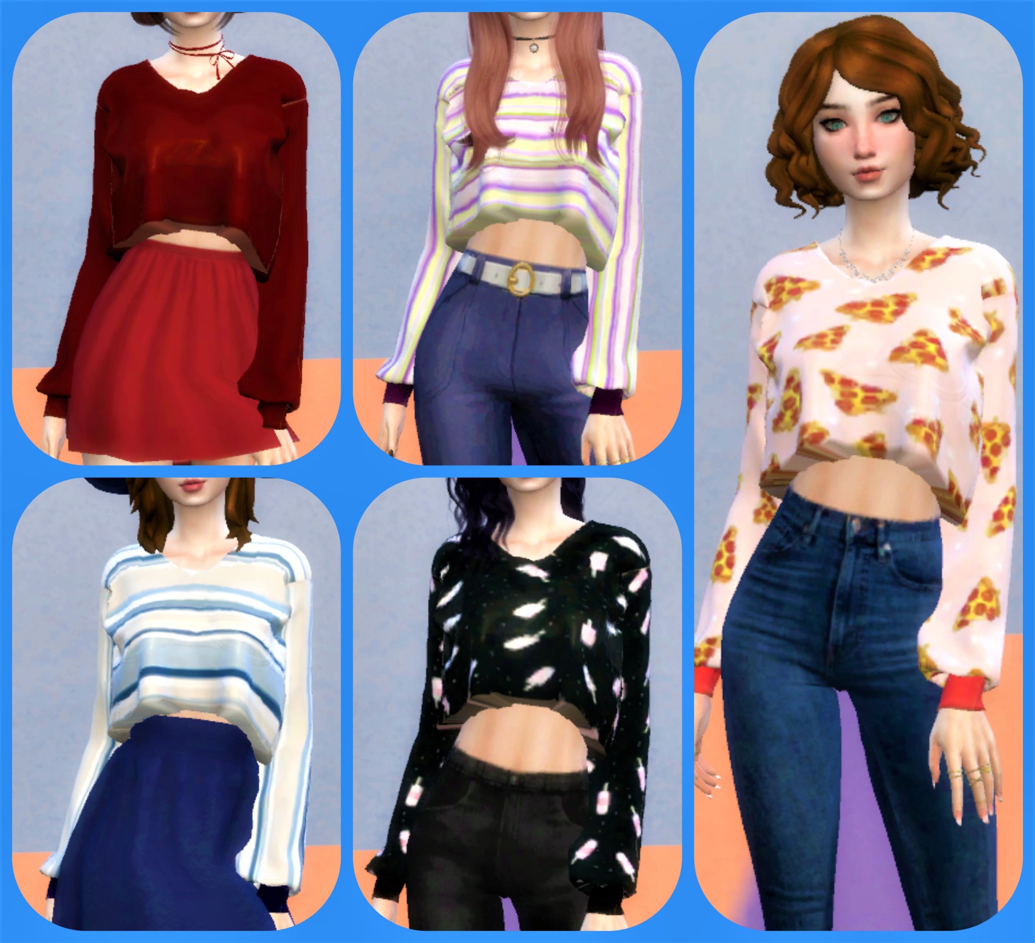 🌷 ᑕᑌTE ᑕᖇOᑭ TOᑭ ️ - The Sims 4 Catalog