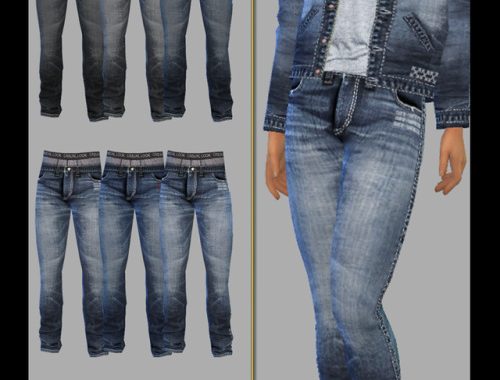 Jeans & Denim jacket Male
