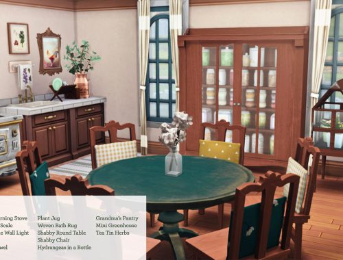 Cottage Garden Stuff for Sims 4