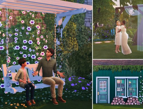 Cottage Garden Stuff for Sims 4