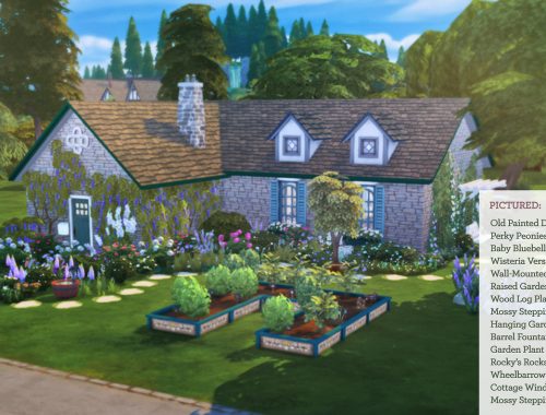 Cottage Garden Stuff for Sims 4