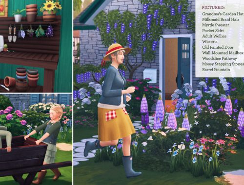 Cottage Garden Stuff for Sims 4