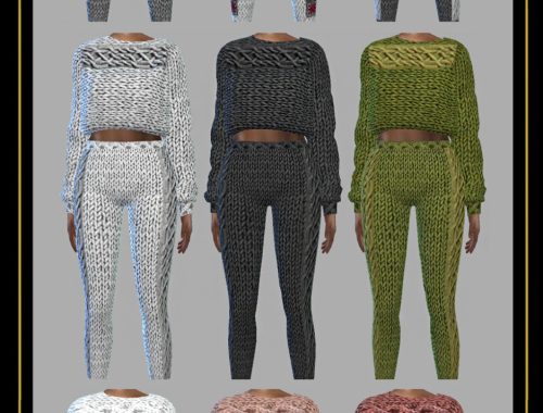 Sweater & leggings sims 4
