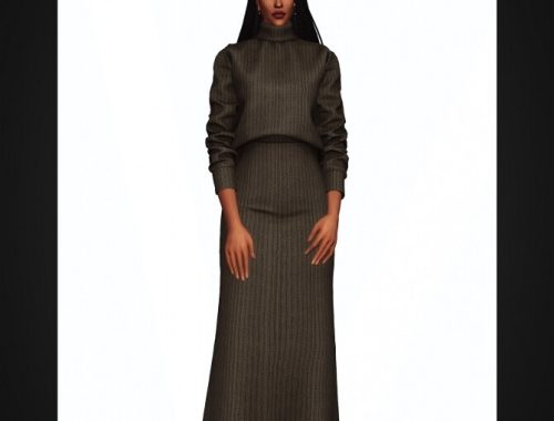 Turtleneck Two Piece Dress at Gorilla