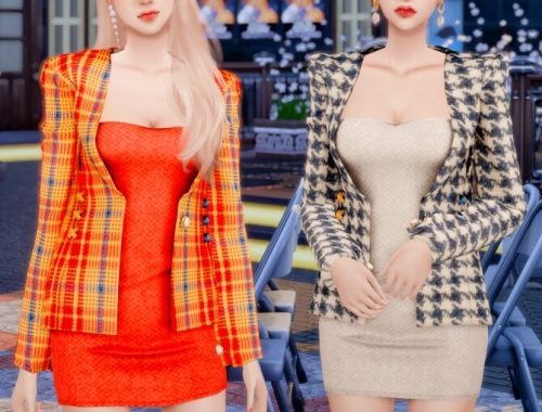 Tweed Jacket & Dress at RIMINGs