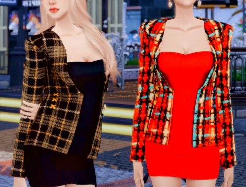 Tweed Jacket & Dress at RIMINGs