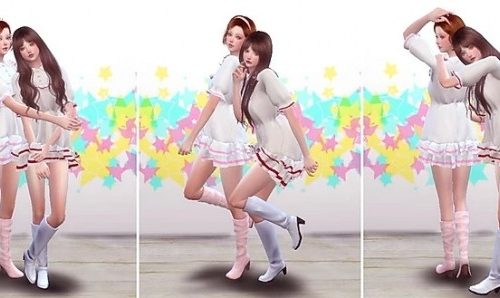 Twins Pose 03 at A-luckyday