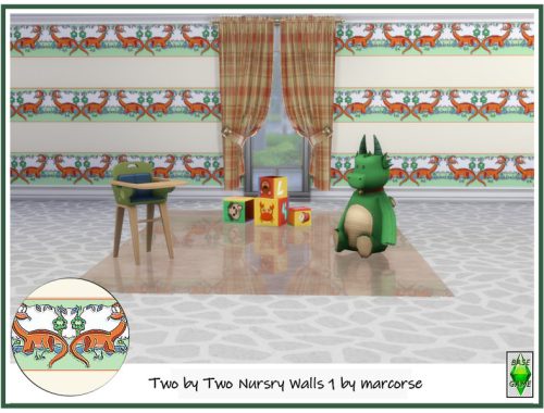 Two by Two Nursery Walls by marcorse