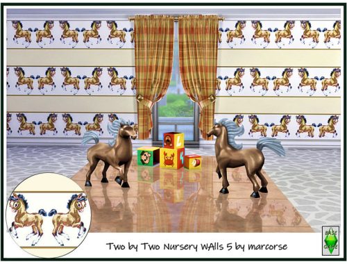 Two by Two Nursery Walls by marcorse