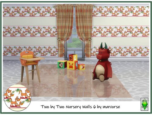Two by Two Nursery Walls by marcorse