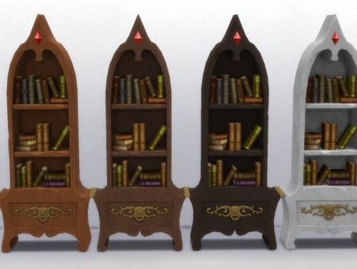 Two Fancy Bookshelves by TheJim07 at Mod The Sims