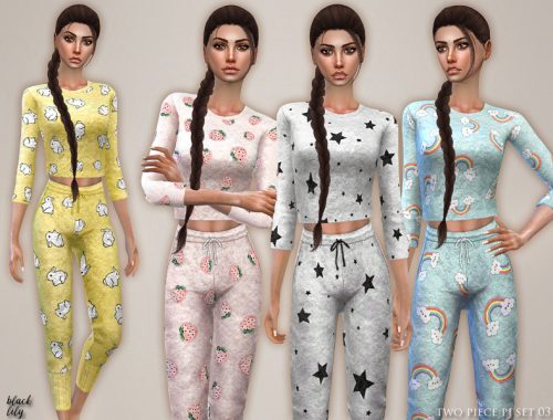 Two Piece PJ Set 03