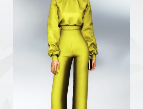 Two-Piece Turtleneck Jumpsuit at Gorilla