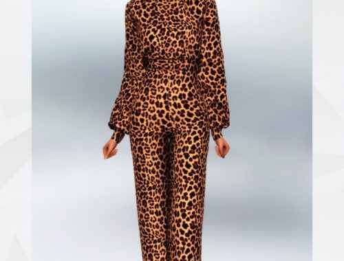 Two-Piece Turtleneck Jumpsuit at Gorilla
