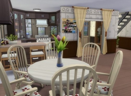 Two-storey house NO CC by elliz at Mod The Sims