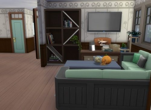 Two-storey house NO CC by elliz at Mod The Sims