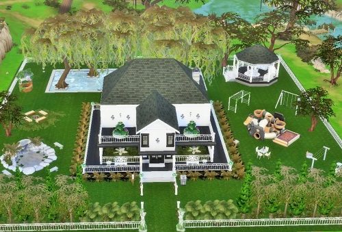 Two-story home by heikeg at Mod The Sims
