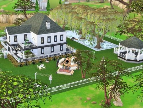 Two-story home by heikeg at Mod The Sims