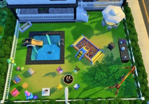 Two story home for a family by heikeg at Mod The Sims