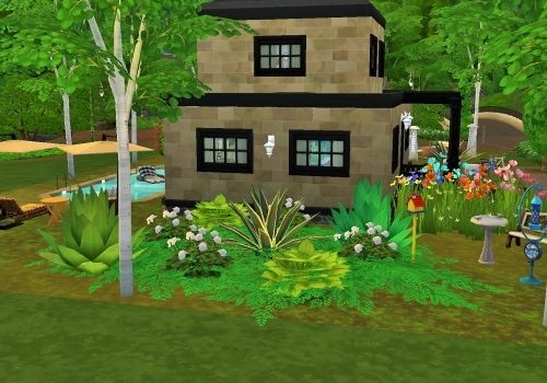 Two-story home with basement by heikeg at Mod The Sims