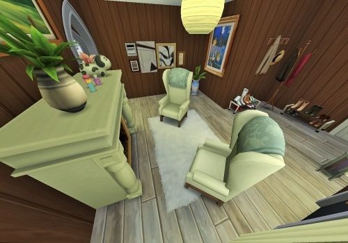Two-story home with inside pool by heikeg at Mod The Sims