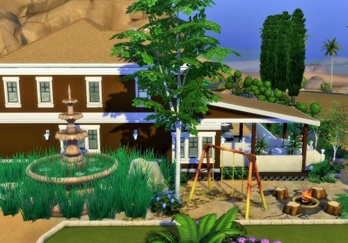 Two-story house by heikeg at Mod The Sims