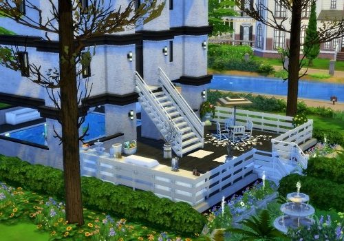 Two Story Modern Home by heikeg at Mod The Sims