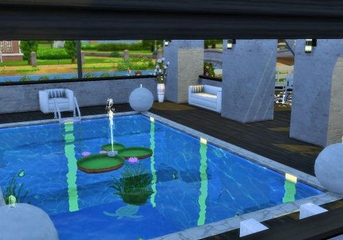 Two Story Modern Home by heikeg at Mod The Sims