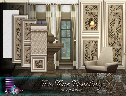 Two Tone Paneling in soft brown