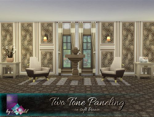 Two Tone Paneling in soft brown