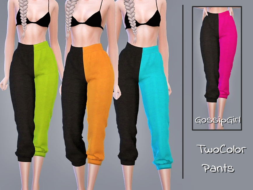 TwoColor Pants - The Sims 4 Catalog
