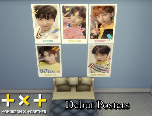 TXT Debut Posters
