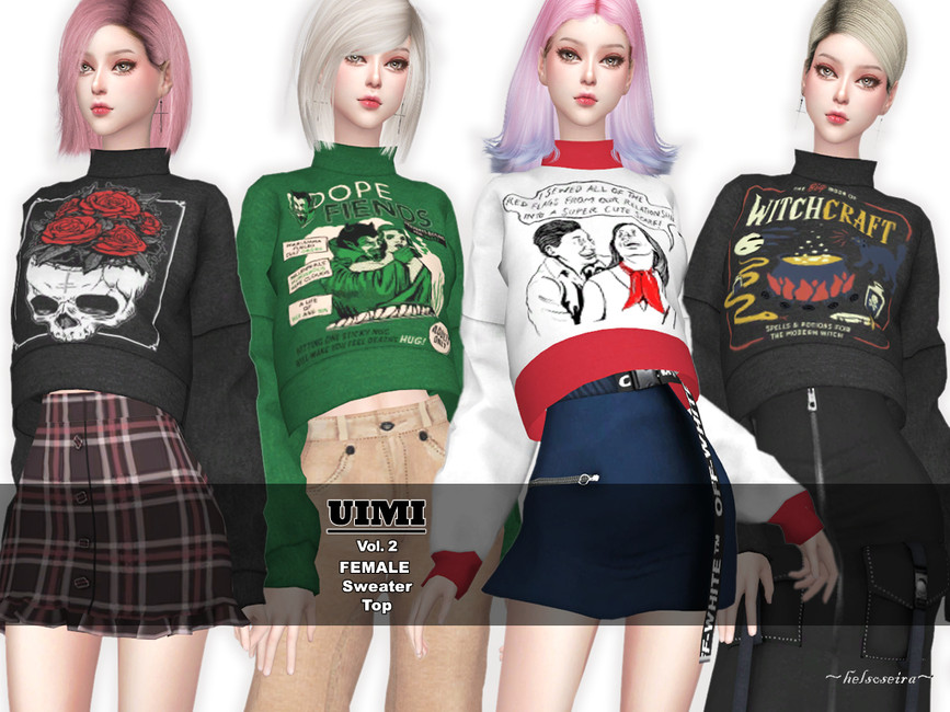 UIMI - Vol.2 - Sweater - The Sims 4 Catalog