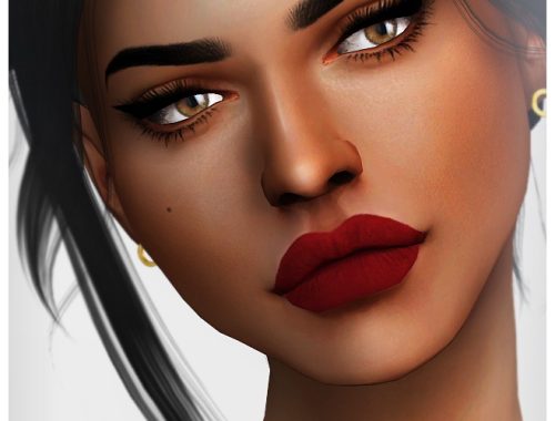 Ultimate collection 228 lipsticks at Praline Sims