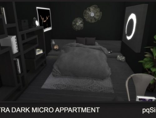 Ultra Dark Micro Apartment at pqSims4