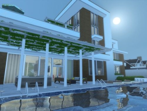 Ultra Modernity house by RayanStar at Mod The Sims