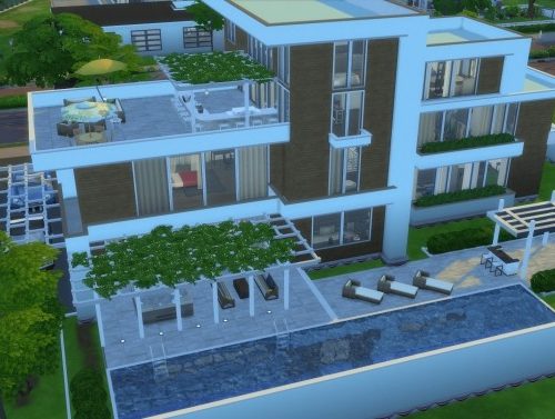 Ultra Modernity house by RayanStar at Mod The Sims