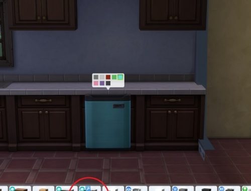 Under counter mini fridge by blueshreveport at Mod The Sims